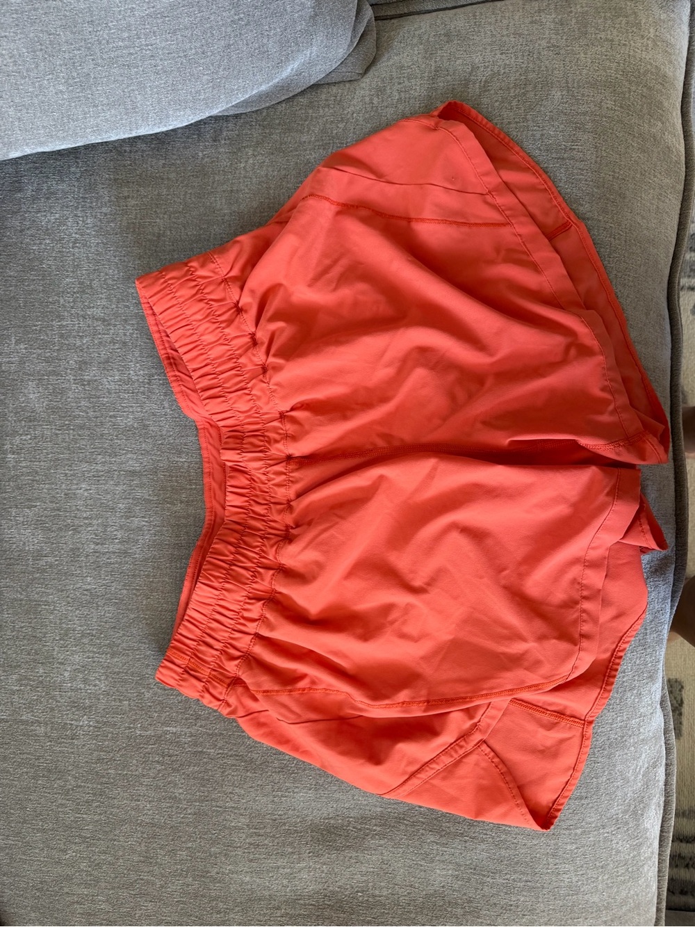 Lululemon Orange Athletic Shorts - Picture 2 of 2